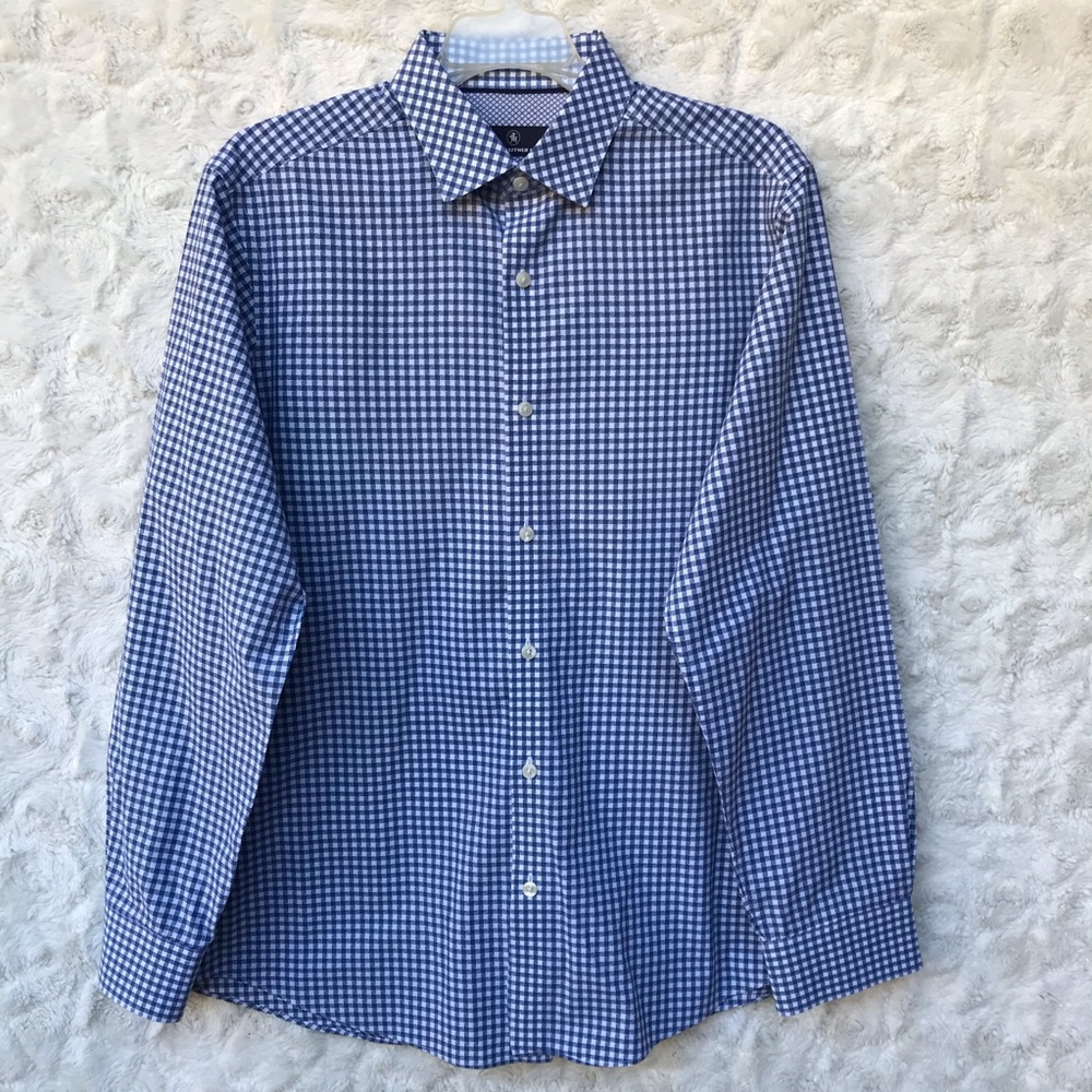 NWOT Blue/White Checked ButtonDown SzMED